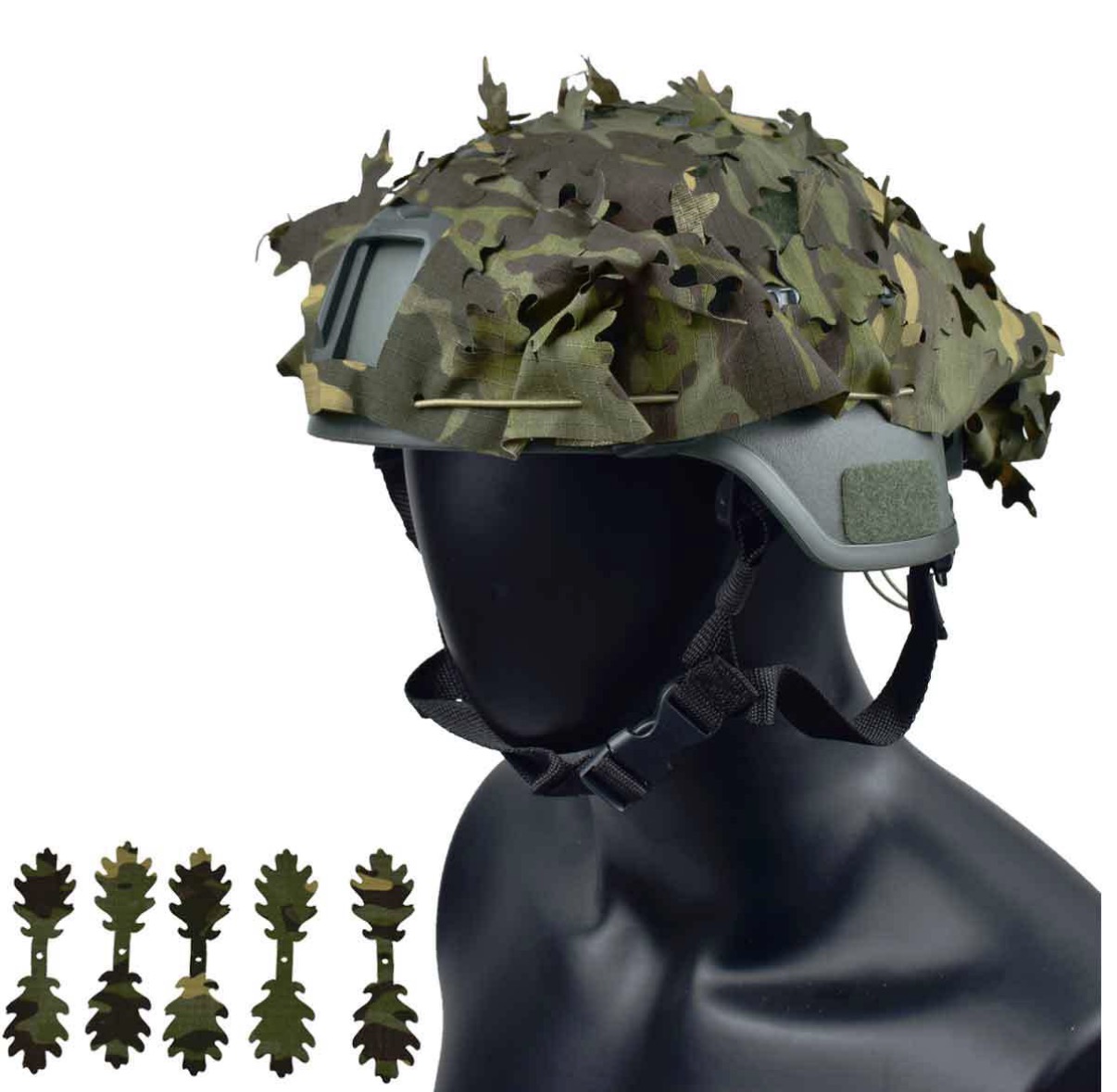 3D 仿生迷彩头盔罩